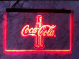 FREE Coca Cola Bottle 2 LED Sign - Red - TheLedHeroes