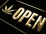 FREE Open Marijuana LED Sign - Multicolor - TheLedHeroes