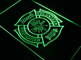 FREE Firefighter Volunteer Fire Dept. LED Sign - Green - TheLedHeroes