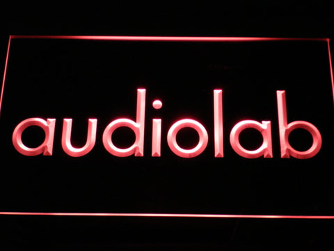 Audiolab LED Sign - Red - TheLedHeroes