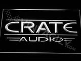 FREE Crate Audio LED Sign - White - TheLedHeroes