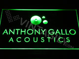 FREE Anthony Gallo Acoustics LED Sign - Green - TheLedHeroes