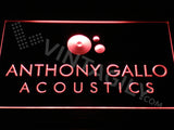 FREE Anthony Gallo Acoustics LED Sign - Red - TheLedHeroes