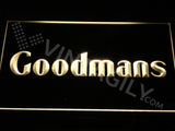 FREE Goodmans LED Sign - Yellow - TheLedHeroes