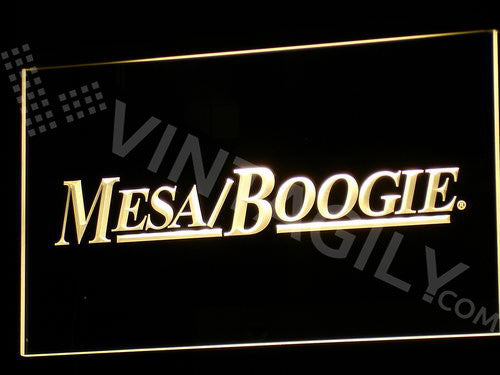 FREE Mesa/Boogie LED Sign - Yellow - TheLedHeroes