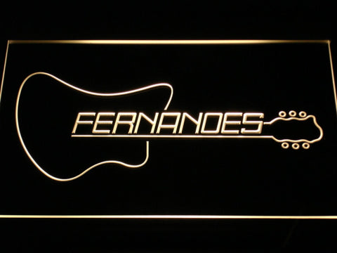 Fernandes Guitar 2 LED Sign - Multicolor - TheLedHeroes