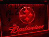 FREE Pittsburgh Steelers Budweiser LED Sign - Red - TheLedHeroes