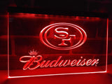 FREE San Francisco 49ers Budweiser LED Sign - Red - TheLedHeroes