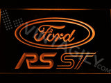 FREE Ford RS/ST LED Sign - Orange - TheLedHeroes