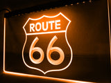 FREE Route 66 Mother Road LED Sign - Orange - TheLedHeroes