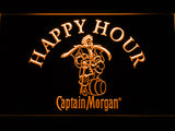 FREE Captain Morgan Happy Hour LED Sign - Orange - TheLedHeroes