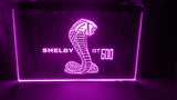 FREE Shelby Cobra GT500 LED Sign - Purple - TheLedHeroes