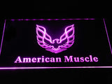 FREE American Muscle Cars 2 LED Sign - Purple - TheLedHeroes