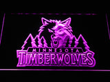 Minnesota Timberwolves 2 LED Sign - Purple - TheLedHeroes