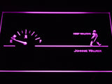 FREE Johnnie Walker Keep Walking Fuel LED Sign - Purple - TheLedHeroes