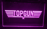 FREE Top Gun Movie Logo Bar Decor LED Sign - Purple - TheLedHeroes