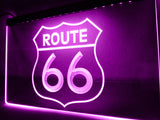 FREE Route 66 Mother Road LED Sign - Purple - TheLedHeroes