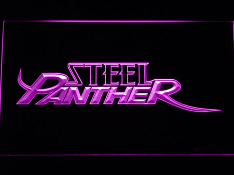 FREE Steel Panther LED Sign - Purple - TheLedHeroes
