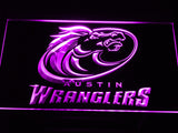 FREE Austin Wranglers LED Sign - Purple - TheLedHeroes