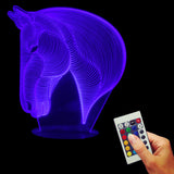 Horse 3D LED LAMP -  - TheLedHeroes
