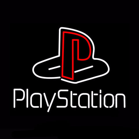 PlayStation Neon Bulbs Sign 17x14 -  - TheLedHeroes