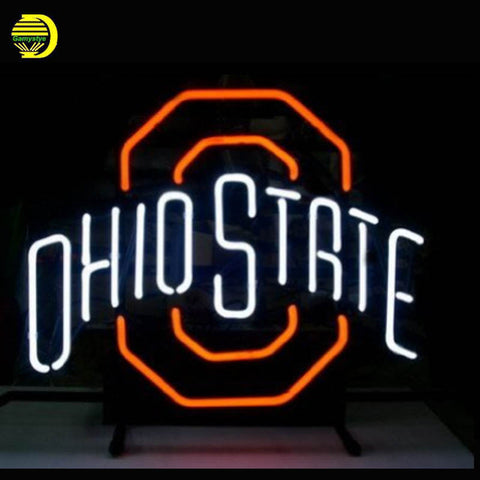 Ohio State Buckeyes Neon Bulbs Sign 19x15 -  - TheLedHeroes