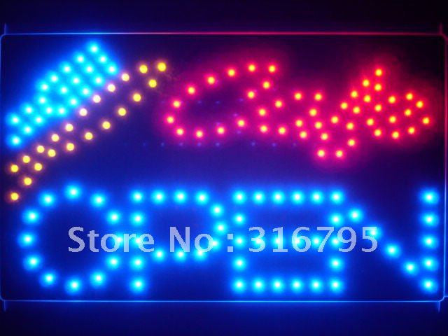 Cafe OPEN Bar Beer Led Sign WhiteBoard -  - TheLedHeroes