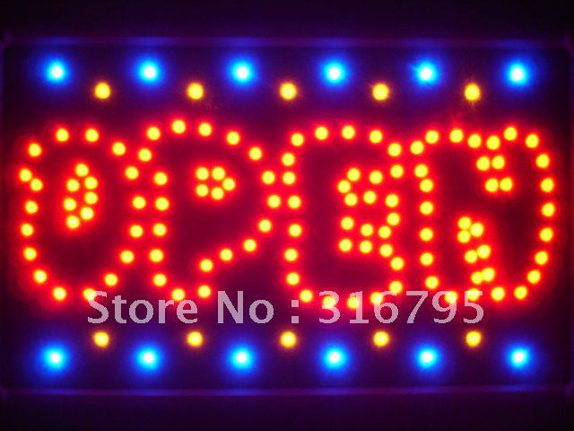 OPEN Cartoon Bar Beer Led Sign WhiteBoard -  - TheLedHeroes