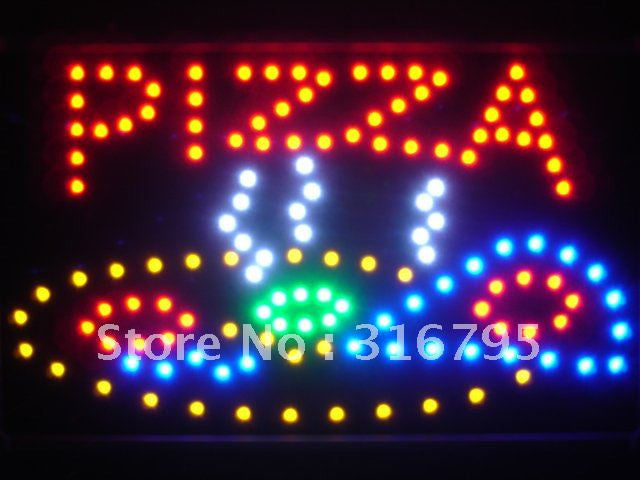 Pizza Shop LED Sign WhiteBoard -  - TheLedHeroes