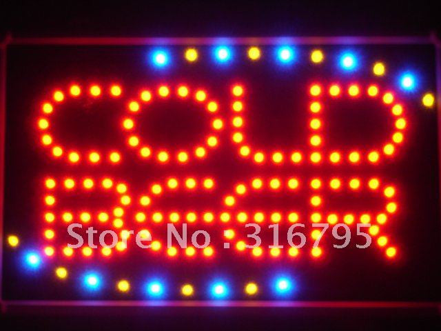 COLD BEER Bar OPEN LED Sign -  - TheLedHeroes
