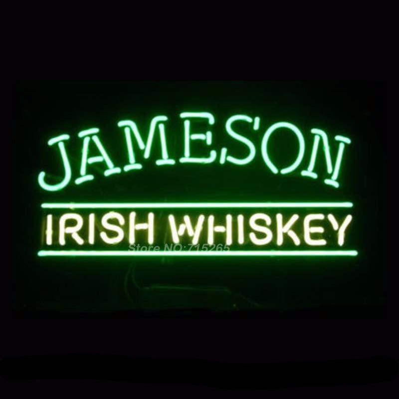 Jameson Irish Blended Neon Bulbs Sign 16x12 -  - TheLedHeroes