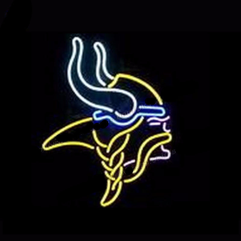 Viking NFL Neon Bulbs Sign 19X15 -  - TheLedHeroes