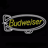 Budweiser Blimp Beer Neon Bulbs Sign 37x20 -  - TheLedHeroes