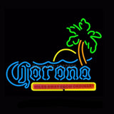 Corona Beach Sunset Tree Neon Bulbs Sign 31x24 -  - TheLedHeroes