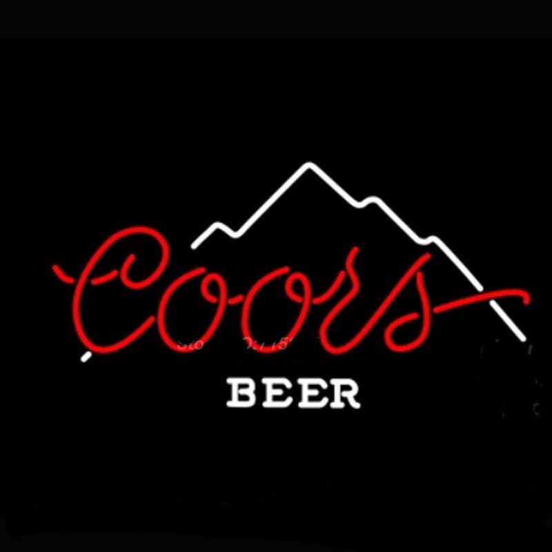 Coors Beer Mountain Neon Bulbs Sign 17x14 -  - TheLedHeroes