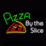 Pizza By The Slice Neon Bulbs Sign 24x15 -  - TheLedHeroes