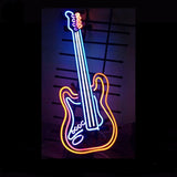 Guitar Music Rock Neon Bulbs Sign 24x14 -  - TheLedHeroes