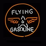 Flying Gasoline Neon Bulbs Sign 24x24 -  - TheLedHeroes