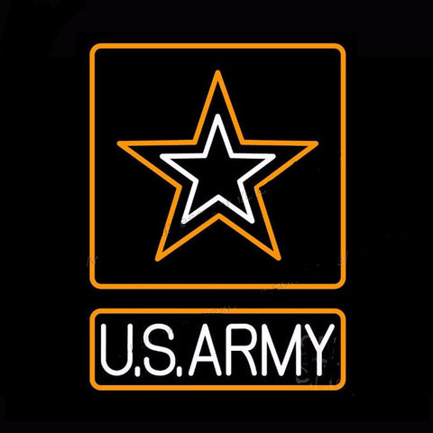 Us Army Neon Bulbs Sign 24x18 -  - TheLedHeroes