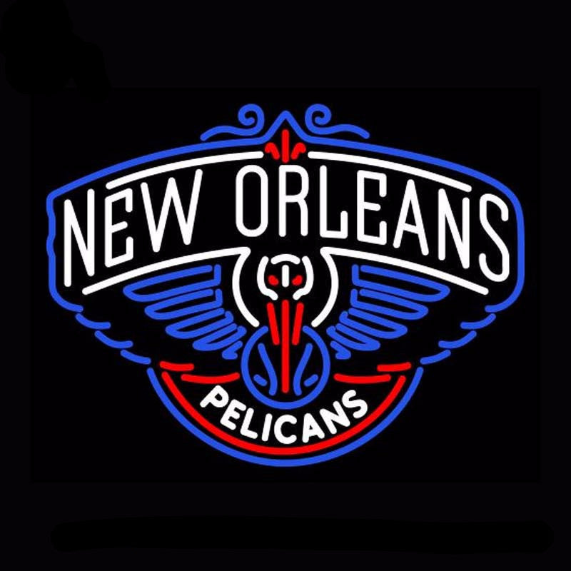 New Orleans Pelicans Neon Bulbs Sign 31x24 -  - TheLedHeroes