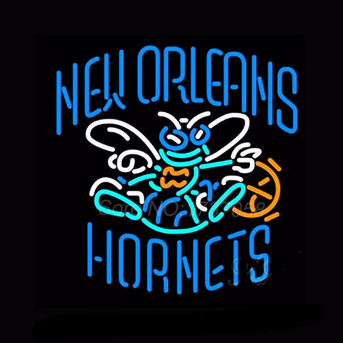 New Orleans Hornets Neon Bulbs Sign 24x24 -  - TheLedHeroes