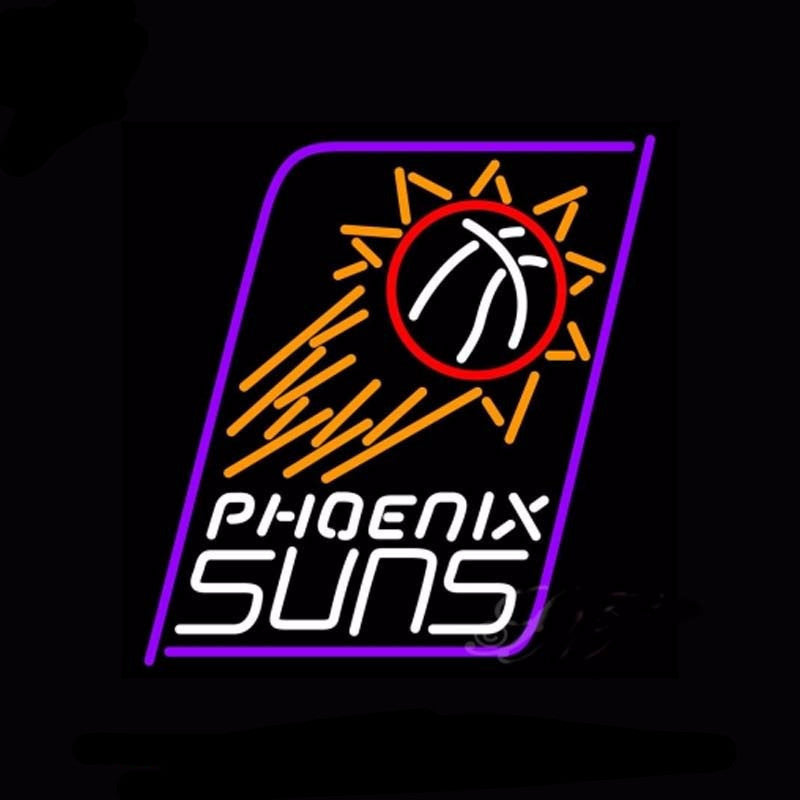 Phoenix Suns Neon Bulbs Sign 24x26 -  - TheLedHeroes