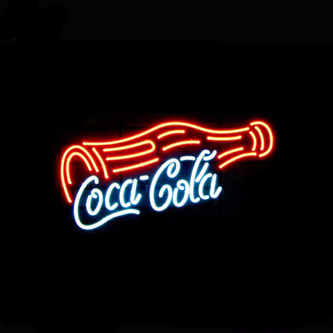 CocaCola 2 Neon Bulbs Sign 17x14 -  - TheLedHeroes