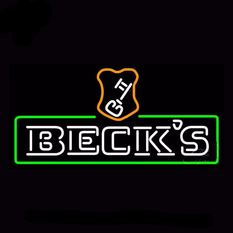 Beck's Neon Bulbs Sign 37x18 -  - TheLedHeroes