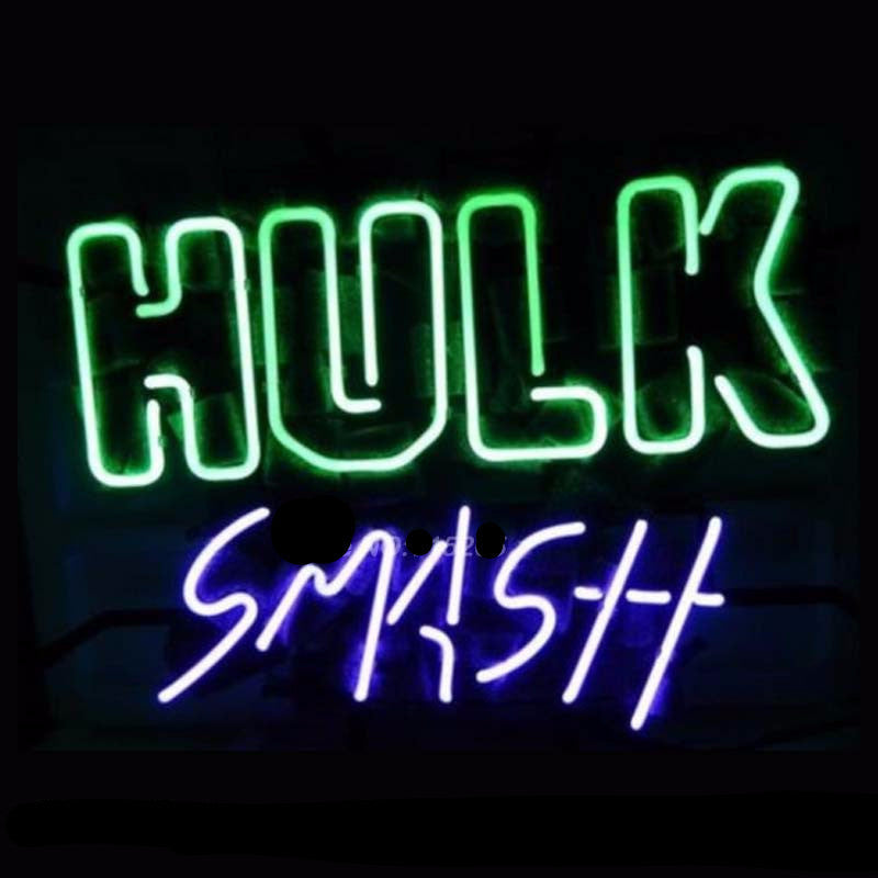 Marvel Hulk Neon Bulbs Sign 16x14 -  - TheLedHeroes