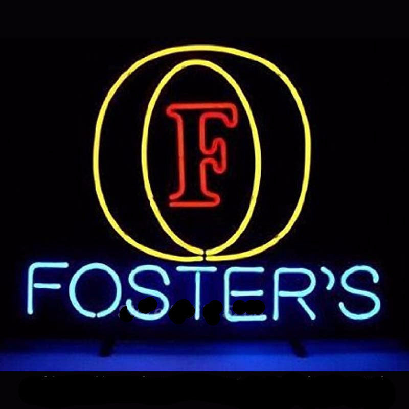 Foster's Logo Neon Bulbs Sign 19x15 -  - TheLedHeroes