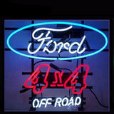 Ford 4X4 Off Road Neon Bulbs Sign 17X14 -  - TheLedHeroes