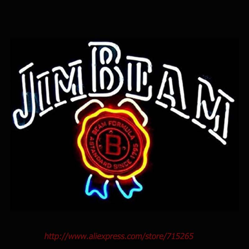 Jim Beam Neon Bulbs Sign 19x15 -  - TheLedHeroes