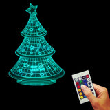 Colorful Christmas Tree 3D LED LAMP -  - TheLedHeroes