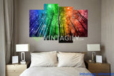 Artistic Starry Sky Aurora 4 Pcs Wall Canvas -  - TheLedHeroes